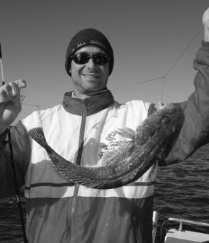 What fishing off Tathra is famous for – big tiger flathead.